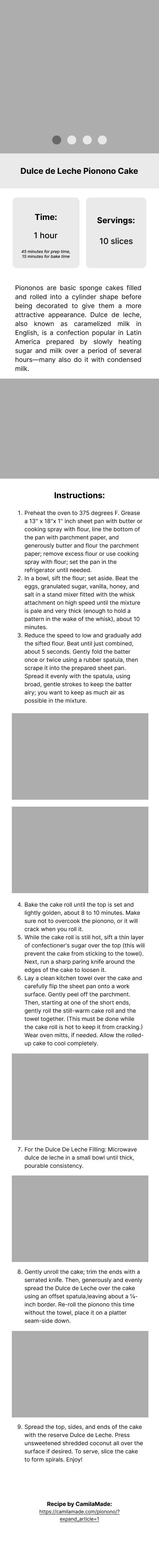 Second mobile wireframe